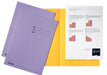 Esselte dossiermap lila, karton van 180 g/m², pak van 100 stuks 4 stuks, OfficeTown