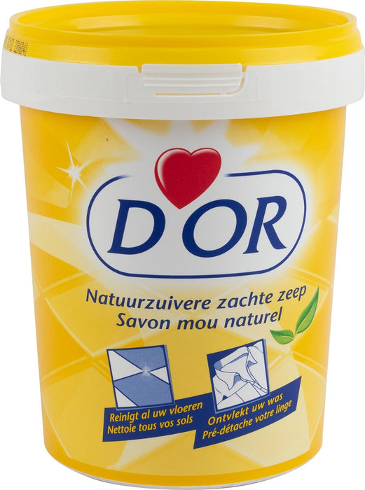 D'Or natuurzuivere zachte zeep, 1 kg pot