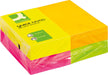 Q-CONNECT Quick Notes, ft 76 x 127 mm, 80 vel, pak van 12 blokken in 4 neonkleuren Q-CONNECT