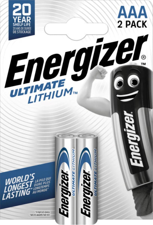 Energizer batterijen Lithium AAA, blister van 2 stuks 12 stuks, OfficeTown