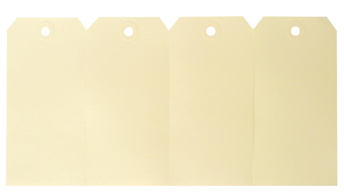 Apli draadetiketten ft 26 x 60 mm (b x h) - Amerikaanse labels met linnen touwtjes