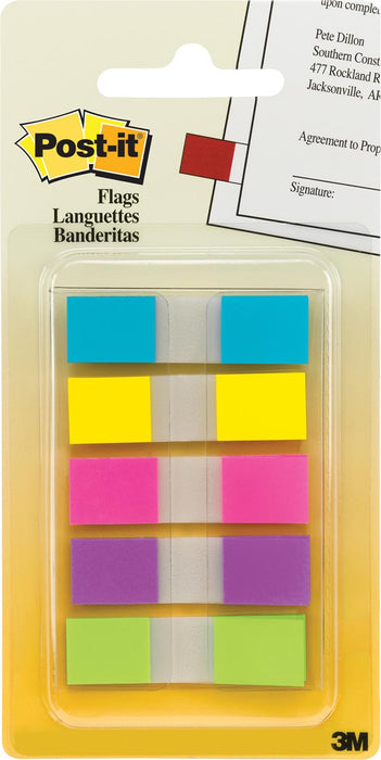 Post-it Index Smal geassorteerde kleuren, 3 + 2 tabs gratis 6 stuks, OfficeTown