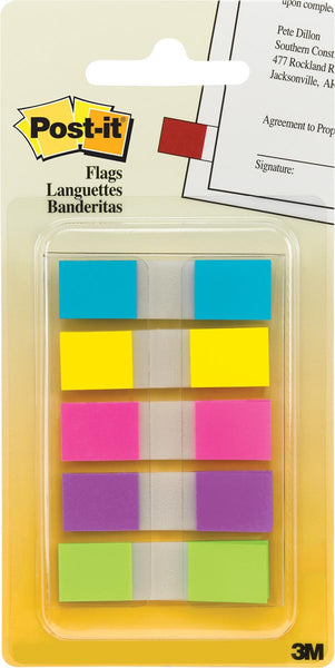 Post-it Index Kleine assortiment kleuren, 3 + 2 tabbladen gratis