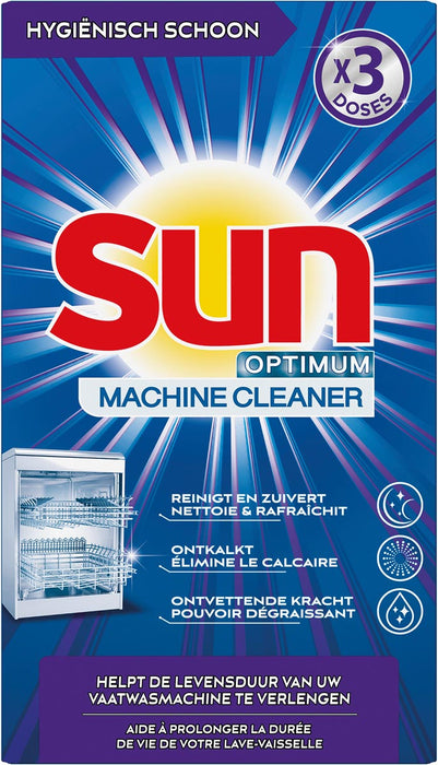 Sun Vaatwasmachinereiniger, set van 3 doses