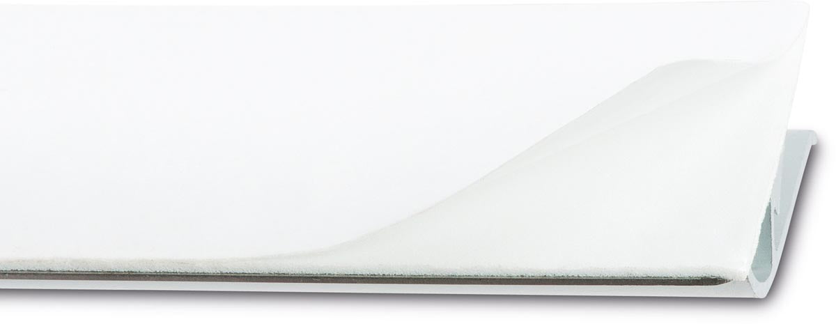 MAUL klemstrip van aluminium, zelfklevend, 11,3 cm