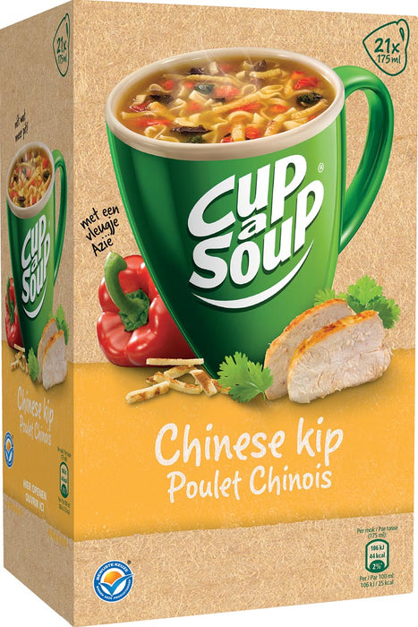Cup-a-Soup Chinese kip, doos van 21 zakjes