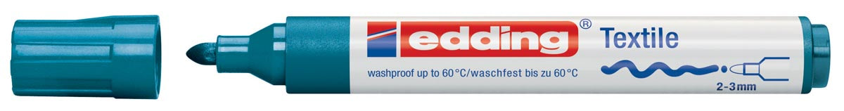 Edding textielmarker e-4500 oriëntblauw 10 stuks, OfficeTown