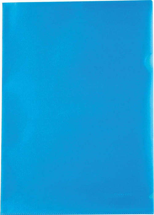 Pergamy L-map, ft A4, PP van 120 micron, pak van 25 stuks, blauw 40 stuks