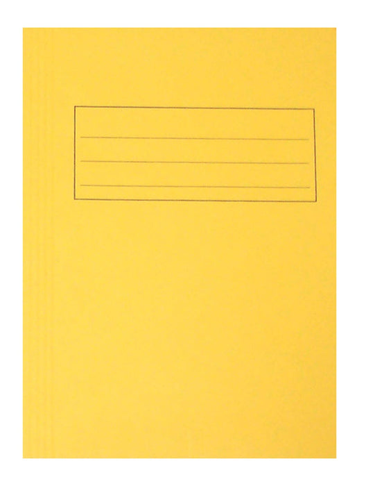 Kartonnen dossiermap met 3 kleppen, geel