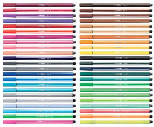 STABILO Pen 68 viltstift, turkoois 10 stuks, OfficeTown