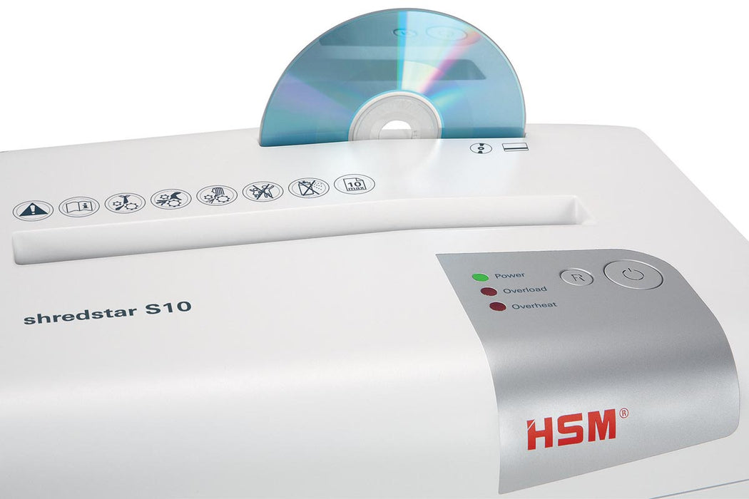 HSM shredstar S10 papiervernietiger, 6 mm