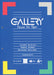 Gallery cursusblok, ft A4, 80 g/m², 2-gaatsperforatie, geruit 5 mm, 100 vel 5 stuks, OfficeTown