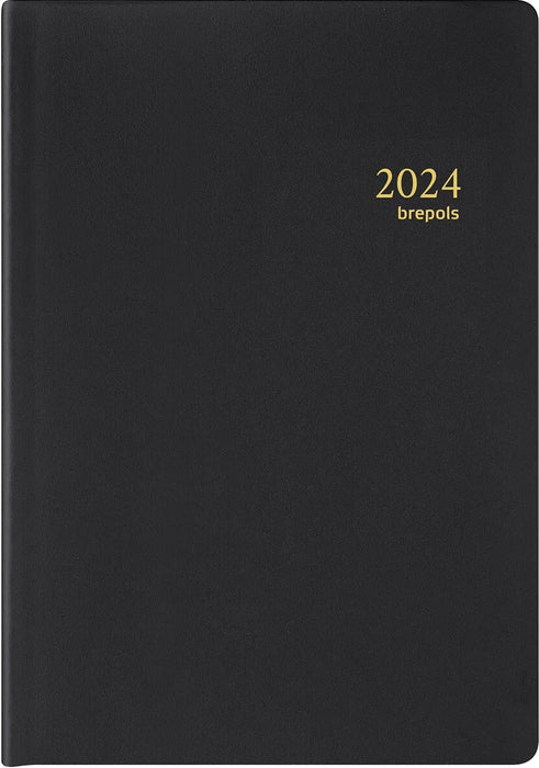 Brepols agenda Armada Seta 4-talig, zwart, 2025, OfficeTown