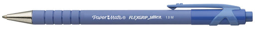 Paper Mate balpen Flexgrip Ultra RT medium, blauw 12 stuks, OfficeTown