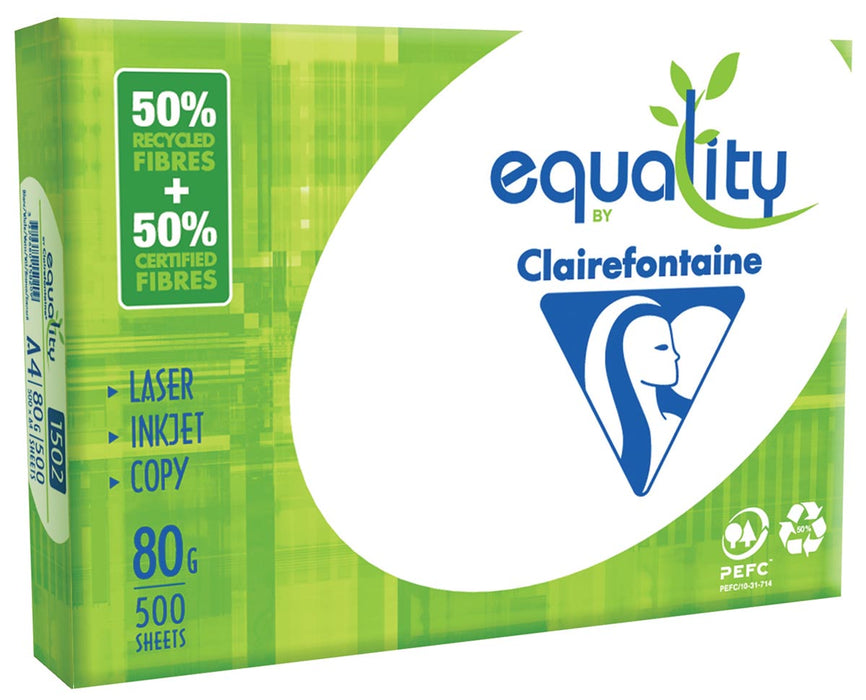 Clairefontaine Equality printpapier A4, 80 g, 500 vel