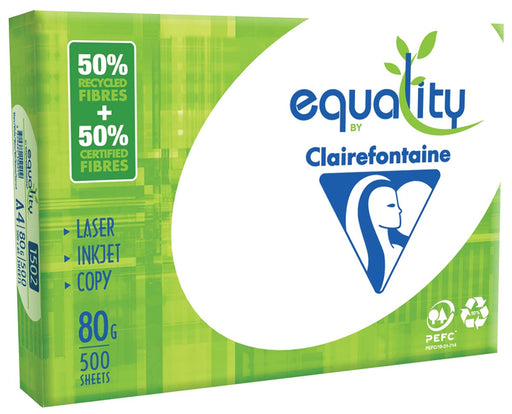 Clairefontaine Equality printpapier ft A4, 80 g, pak van 500 vel 5 stuks, OfficeTown