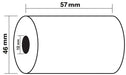 Exacompta thermische rekenrol ft 57 mm, D +-46 mm, asgat 12 mm, lengte 24 m, pak van 10 rollen 3 stuks, OfficeTown