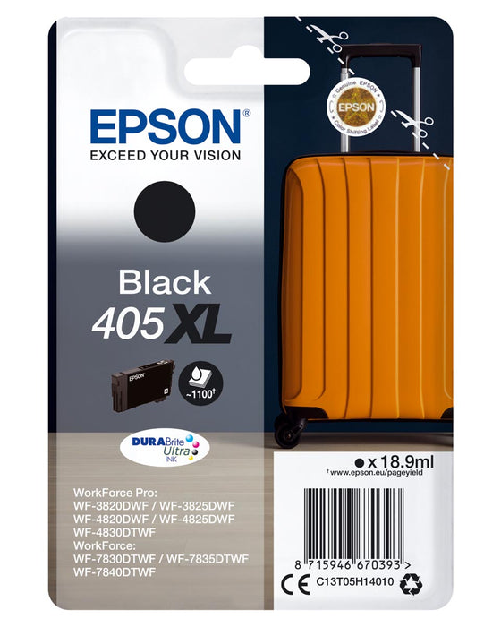 Epson inktcartridge 405XL, 1.100 pagina's, OEM C13T05H14010, zwart