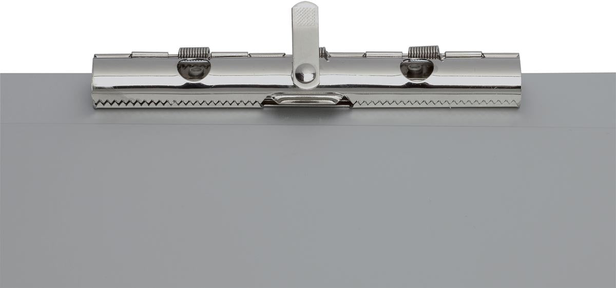 Klemmapkoffer van MAULcase: aluminium A4 staand, draait open aan de onderzijde