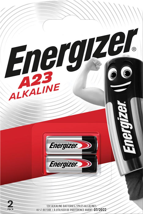 Energizer Alkaline A23-batterij, verpakking van 2 stuks