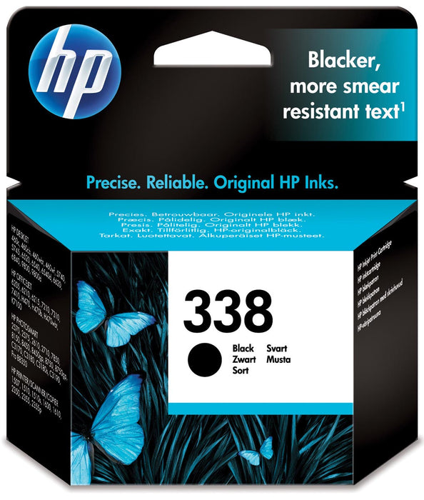 HP inktcartridge 338, 450 pagina's, OEM C8765EE, zwart