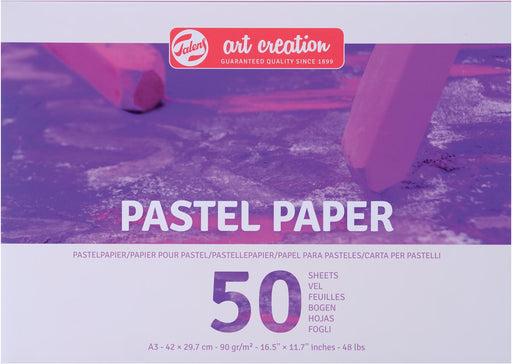 Talens Art Creation pastelpapier, 90 g/m², ft A3, blok met 50 vellen 3 stuks, OfficeTown