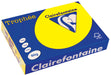 Clairefontaine Trophée Intens, gekleurd papier, A4, 80 g, 500 vel, fluogeel 5 stuks, OfficeTown