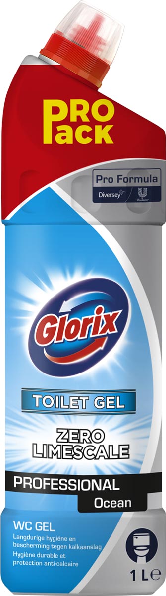 Glorix Pro Formula toiletreiniger Ocean Fresh, fles van 1 l 12 stuks, OfficeTown