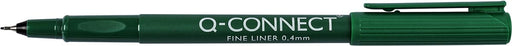 Q-CONNECT fineliner, 0,4 mm, groen 10 stuks, OfficeTown