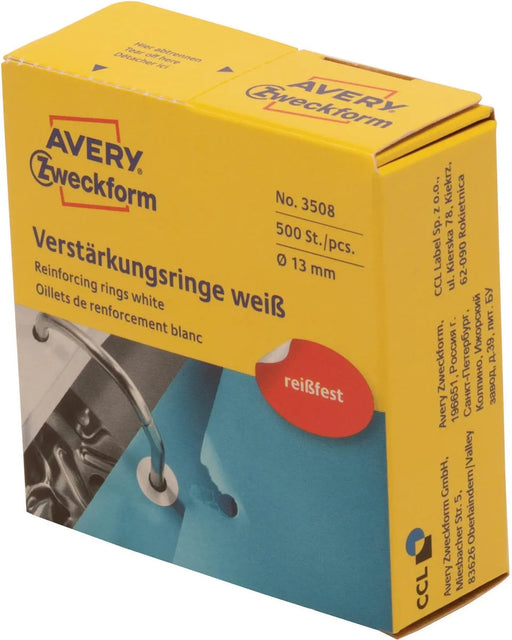 Avery Versterkingsringen wit 10 stuks, OfficeTown