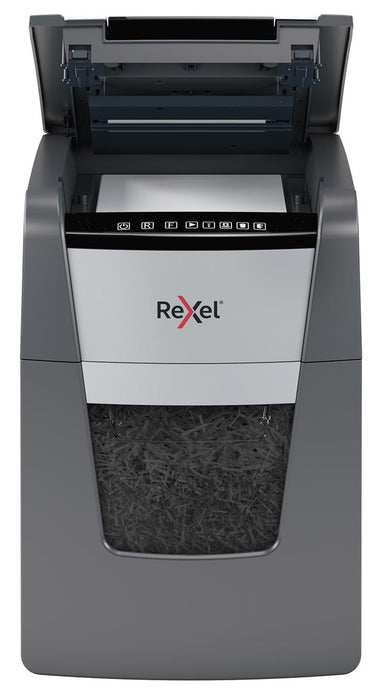 Rexel Optimum Auto+ 100X papiervernietiger - 100 vellen Capaciteit, 4 x 28 mm Snit