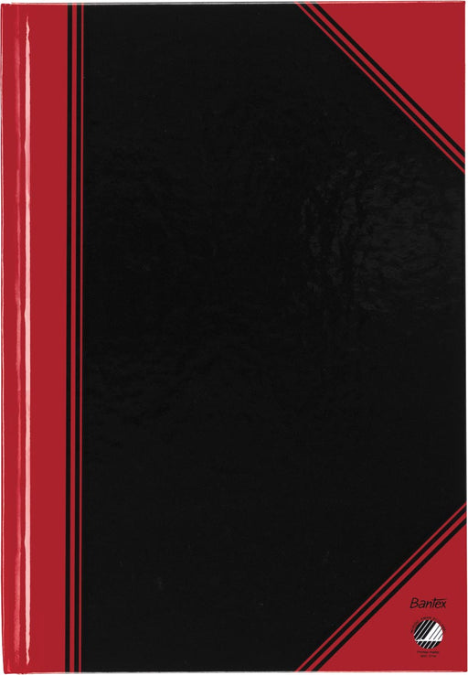 Bantex notitieboekje, ft A6, 192 bladzijden, gelijnd, rood en zwart 6 stuks, OfficeTown