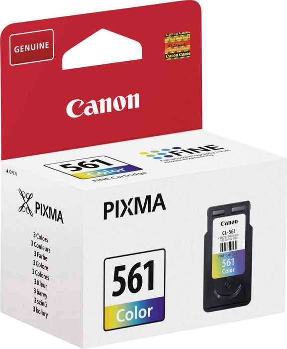 Canon inktcartridge CL-561, 180 pagina's, OEM 3731C001, 3 kleuren - Geschikt voor PIXMA TS5350, PIXMA TS5351, PIXMA TS5352, PIXMA TS5353, PIXMA TS7450, PIXMA TS7451