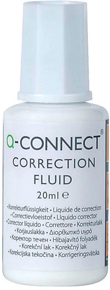 Q-CONNECT correctievloeistof flesje van 20 ml 10 stuks, OfficeTown