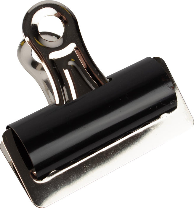 Q-CONNECT bulldogclip, zwart, 75 mm, 10 stuks