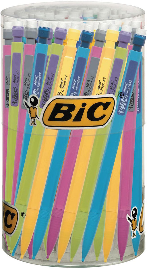 Bic vulpotlood Matic Fun, in geassorteerde kleuren, display van 60 stuks 12 stuks, OfficeTown