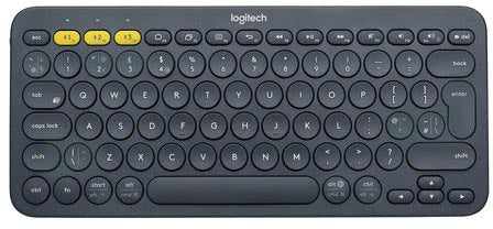 Logitech draadloos toetsenbord K380, qwerty, zwart - Bluetooth technologie met compact design
