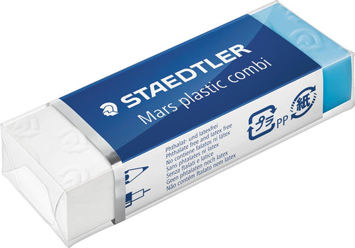 Staedler gum Mars Plastic Combi, ft 65 X 23 X 13 mm 20 stuks, OfficeTown