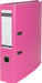 Pergamy ordner, voor ft A4, uit PP en papier, zonder beschermrand, rug van 7,5 cm, roze 20 stuks, OfficeTown