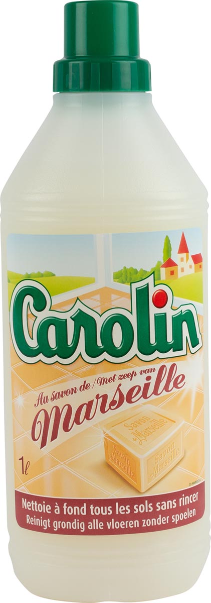 Carolin vloerreiniger Marseillezeep, fles van 1 l 12 stuks, OfficeTown