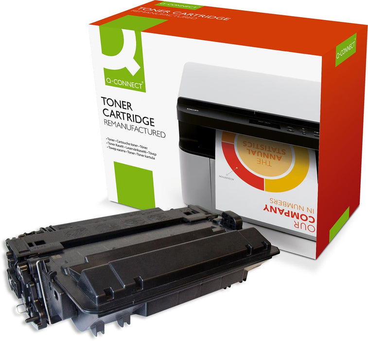 Q-CONNECT toner zwart 12500 pagina's voor HP - OEM: CE255X Q-CONNECT