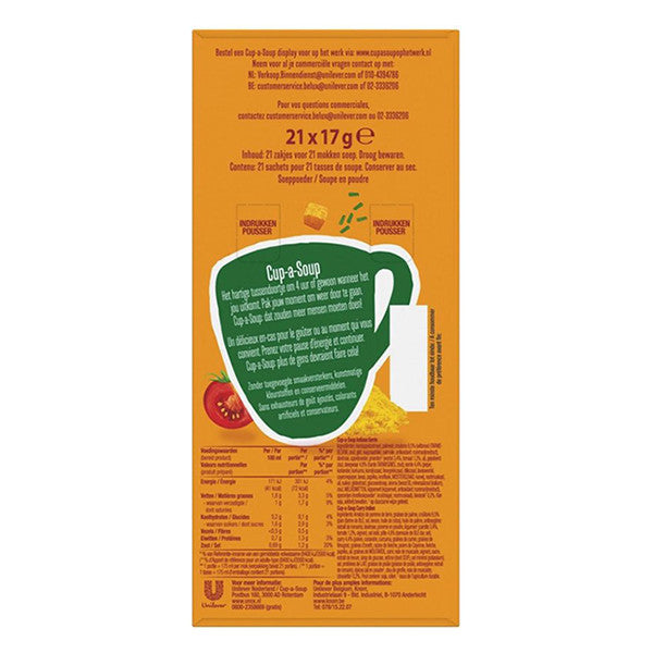 Cup-a-Soup Indiase kerrie, doos van 21 zakjes van 175 ml