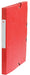 Pergamy elastobox, rug van 2,5 cm, rood 10 stuks, OfficeTown