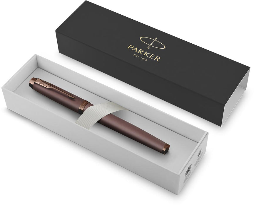 Parker IM Monochrome vulpen Bordeaux, medium, giftbox
