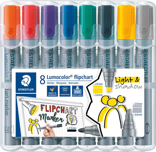 Staedtler merkstift Lumocolor Flipchart 8 stuks 5 stuks, OfficeTown