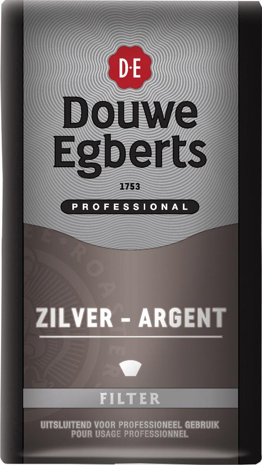 Douwe Egberts koffie, Silver/mokka, pak van 250 g 12 stuks, OfficeTown