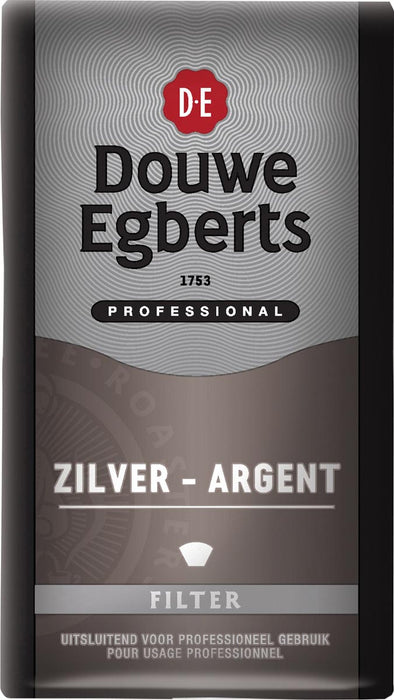 Douwe Egberts koffie, Zilver/Mokka, pak van 250 g