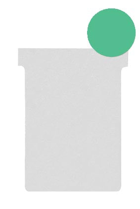Nobo T-planbordkaarten index 2, ft 85 x 60 mm, groen 5 stuks, OfficeTown