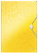 Leitz WOW elastomap met 3 kleppen, uit PP, ft A4, geel 10 stuks, OfficeTown