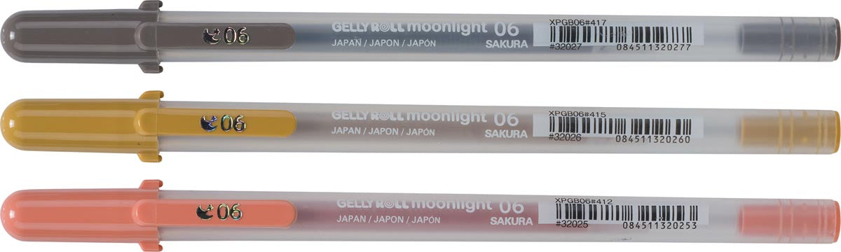 Sakura roller Gelly Roll Moonlight, etui van 3 stuks Nature
